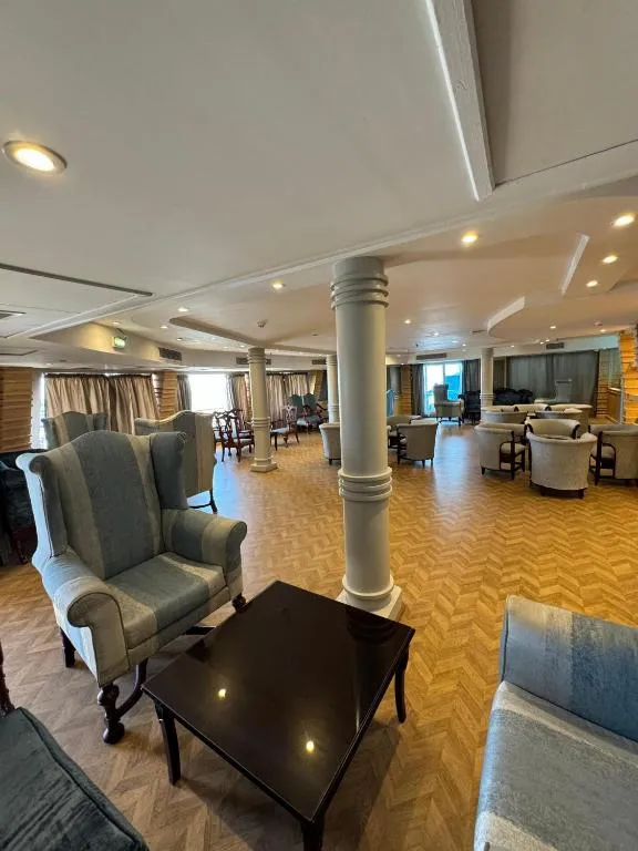 Lounge aboard the Orient Tower Prestige Nile Cruise Nile cruise